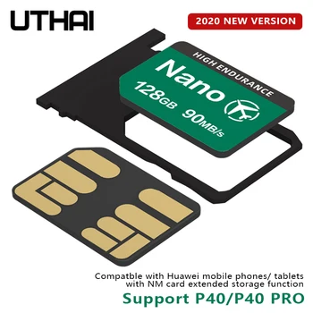 UTHAI C59 NM Kartes 128GB Nano Atmiņas Karti Huawei Mate20 Mate30 X Pro P30 P40 Pro Sērijas Nova5 6 MatePad 2020 Lasīt 90MB/s