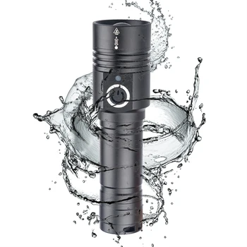 UVA UVC LED UV Lukturīti 3000LM Ūdensdrošs LED Sterilizācija lampas Zoomable Lanterna18650 Baterijas portatīvo maska dezinfekcija