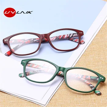 UVLAIK Modes Lasīšanas Brilles Sievietēm, Vīriešiem vecuma tālredzība Sveķu Lēcas, Brilles Ziedu Drukāt +1.0 1.5 2.0 2.5 3.0 3.5 4.0