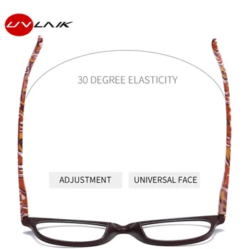 UVLAIK Modes Lasīšanas Brilles Sievietēm, Vīriešiem vecuma tālredzība Sveķu Lēcas, Brilles Ziedu Drukāt +1.0 1.5 2.0 2.5 3.0 3.5 4.0