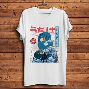 Uchiha Itachi Smieklīgi Anime T Krekls Homme Jaunais White Gadījuma Īsām Piedurknēm Tshirt Vīriešu Unisex Naruto Manga Streetwear Tee