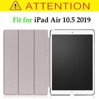 Ultra Slim Case for iPad Gaisa 10.5 2019 Aizsardzības PU Ādas Smart Magnētisko Statīvu Vāks iPad 3 Gaisa Lietā Būtiska