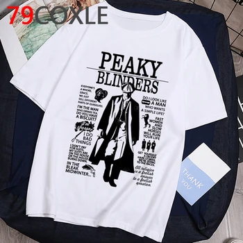 Unisex Peaky acu aizsegi, Anime T Krekls Vīriešiem Streetwear Hip Hop T-krekls Smieklīgi Karikatūra Vīriešu Vasaras Grafiskais T Atdzist no Augšas Vīriešu t-veida