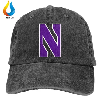 Universitātes Modes Beisbola cepure Drukāt 3D Ziemeļrietumu Logo Cepures, Vīriešu, Sieviešu Kokvilnas Āra Vienkāršu Sejsegu Gadījuma Klp