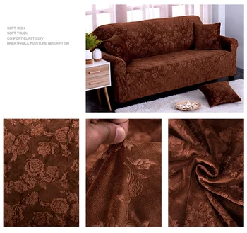 Universālā Dzīvojamā istaba dīvāns piegādes all-inclusive sofa cover cietā 3D krāsu putekļu necaurlaidīgs Slipcover cieši aptver pilnībā segtu CZ54