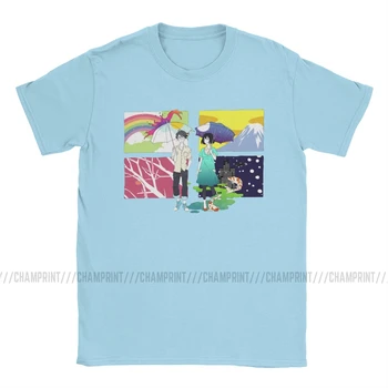 Uz Tatami Galaxy Varonis Un Akashi T-Krekls Vīriešiem Yuasa Watashi Manga Vintage Tee Kreklu Apkalpes Kakla T Krekli, Dāvanu Idejas Drēbes