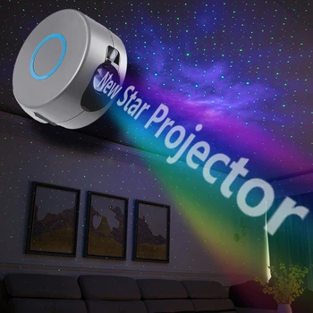 Uzlādējams Zvaigžņotām Debesīm Projekcija Gaisma ar Tālvadības Bērniem, Pieaugušajiem, Guļamistaba Dec Ziemassvētku Dāvanu Bluetooth Skaļruni Projektoru