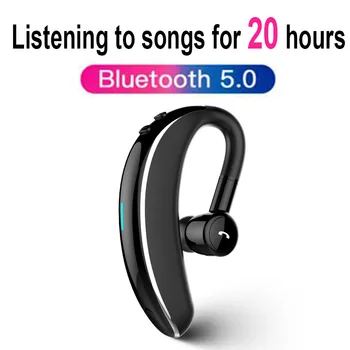 V7 Bluetooth 5.0 Austiņas Bezvadu Austiņas Austiņas ar Mic 20 Stundas sarunu laika brīvroku braukšanas sporta iPhone, huawei xiaomi
