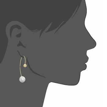 VAROLE Hipoalerģiska Šūpoties un Nometiet Earings Zelta Krāsa Nerūsējošā Tērauda Auskari Sievietēm, Rotaslietas Vairumtirdzniecības Oorbellen