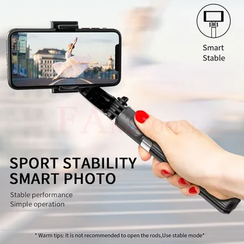 VECOSRY Bluetooth Rokas Gimbal Stabilizators Mobilo Telefonu Selfie Nūju Turētājs, Regulējams Selfie Stāvēt iPhone/Huawei/xiomi