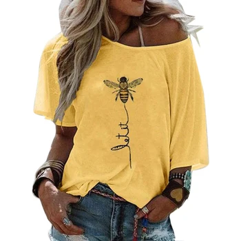 VICABO Sieviešu T-krekls Zaudēt Gadījuma Top Dāmas Vasaras 2020. Gadam, Modes Plus Lieluma Vēstuli, Sieviešu t Krekls Meitenes, Dāmas Top Gadījuma