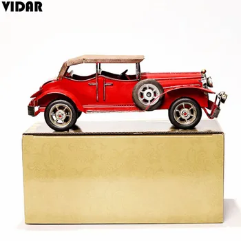 VIDAR Nostalgic Dzelzs Amatniecības Vintage Automašīnu Modelis, Ornaments, Mājas Dekoru Automašīnas Modelis Vīna Skapis Dekorēšana Ziemassvētku un Dzimšanas dienas Dāvana