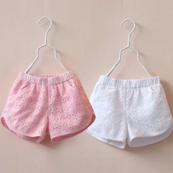 VIDMID Baby meiteņu īsās bikses-šorti vasaras candy krāsas gadījuma kokvilnas bērnu bikses, džinsa bikses, apģērbi meitenēm apģērbi P155