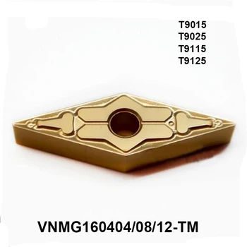 VNMG 160408 VNMG160404-TM VNMG160408-TM VNMG160412-TM T9015 T9025 T9115 T9125 CNC Karbīda Ieliktņiem, Virpas, Frēzes Instrumenti