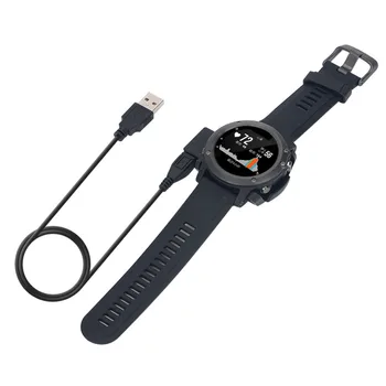 VODOOL Smart Skatīties Ātra Uzlāde USB Lādētāju Šūpuļa Aizvietot Statīvu (Dock+USB Datu Kabeli Sinhronizācija Garmin Fenix 3 AP Smartwatch
