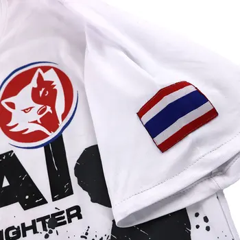 VSZAP Vīriešu T-krekli Taizeme Muay Thai Pārspēt Lidot Ceļa MMA T-krekls Buakaw Drukāšanas Kokvilnas O-veida kakla Zīmola Mājīgu Atpūtas Īss Krekls
