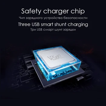 VVking USB Lādētāju 3.4 Max 3 Porti ES/ASV Plug Ātrās Uzlādes Ceļojumu Sienas Lādētājs iPhone, Samsung, Huawei Xiaomi Tālruņa Lādētāju