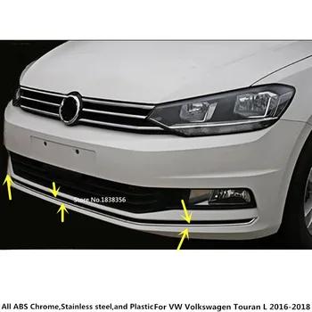 VW Volkswagen Touran L 2016 2017 2018 2019 Auto Aizsardzības Buferi, Nerūsējošā Tērauda Apdare Priekšā, Vadītājs Apakšā Kapuci Pedāli Liešanai