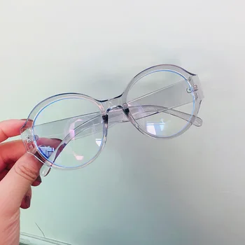 VWKTUUN Apaļas Brilles Rāmis Vīriešu, Sieviešu Vintage Optisko Briļļu Rāmji Mēroga Tuvredzība Brilles Datoru Skaidrs, Brilles Anti Blue Ray