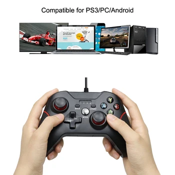 Vadu Gamepad PS3 Kursorsviru Konsoles Controle PC SONY PS3 Kontrolieris Android Tālrunis Joypad Accessorie