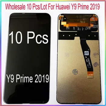Vairumtirdzniecības 10 Gab./ Lote Huawei Y9 Ministru 2019 LCD ekrāns P Smart Z ar touch montāža oriģinālais