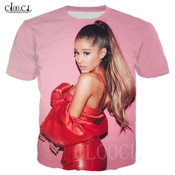 Vasaras Ariana Grande T Krekli Zēns/Meitene Streetwear Tshirt 3D Drukas Gadījuma Harajuku T-krekls ar Īsām Piedurknēm Vīriešu un Sieviešu Drēbes