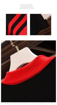 Vasaras Polo Sieviešu Kleita ir 2021. korejas Izšūšanas Svītrainām Midi Kleitas, Elegants Plus Lieluma L-4XL Vestido Pogu Īsām Piedurknēm Apģērbs