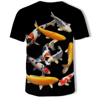 Vasaras kaujas tropu zivis, t krekls 3d gadījuma iespiesti vīriešiem īsi topi, t krekli, vīriešu apģērbu, 2019 streetwear harajuku smieklīgi krekls