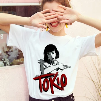 Vasarā Jaunu Naudu Heist Harajuku Sieviešu T-krekls La Casa De Papel iespiesti Hip Hop T krekls Modes Nams Papīra Sieviešu Topi Tshirt