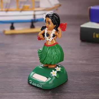 Vehemo Havaju Stila Dejotājs Rotaļu Apdares Modelis Dāvanu Šūpoles, Rotaļu Automašīnas Interjerā, mājā, Birojā, Automašīnā Zāles Svārki Skaistums