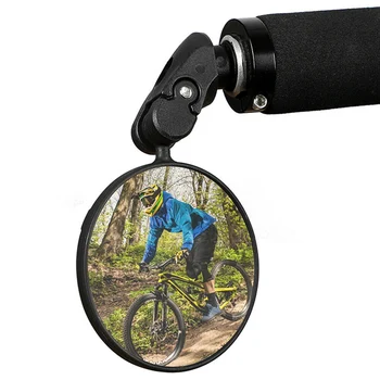 Velosipēds Atpakaļskata Spogulis 360 Rotācijas Regulēšana Platleņķa Riteņbraukšana Atpakaļskata MTB Road Bike Velosipēdu Stūres Spoguļi