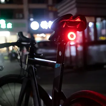 Velosipēdu aizmugurējos lukturus, xlite100 saprātīga indukcijas bremžu kalnu velosipēds gaismas usb uzlādes ceļu velosipēds nakts izjādes aizmugurējos lukturus