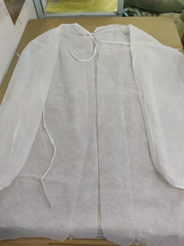Vienreizējās lietošanas Aizsardzību Tērpu Putekļi, Aerosols Uzvalks Lab mētelis neaustu Putekļu izturīgs Pret Šļakatām Apģērbu Droši Aizsardzību Drēbes uzvalku