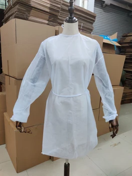 Vienreizējās lietošanas Aizsardzību Tērpu Putekļi, Aerosols Uzvalks Lab mētelis neaustu Putekļu izturīgs Pret Šļakatām Apģērbu Droši Aizsardzību Drēbes uzvalku
