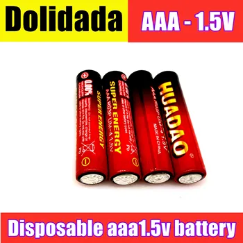 Vienreizējās lietošanas battery1.5v Baterijas AAA Oglekļa Bateriju Drošu Spēcīgas eksplozijas izturīgs 1.5 Voltu AAA Baterija UM4 Batery dzīvsudrabu