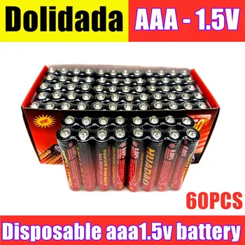 Vienreizējās lietošanas battery1.5v Baterijas AAA Oglekļa Bateriju Drošu Spēcīgas eksplozijas izturīgs 1.5 Voltu AAA Baterija UM4 Batery dzīvsudrabu