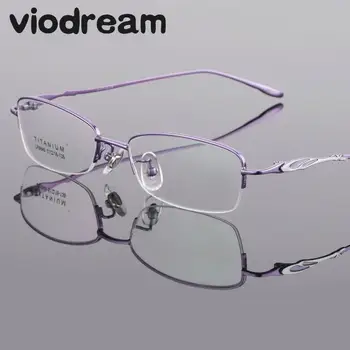 Viodream Super Viegls Titāna Recepšu Brilles Briļļu Rāmji, Optiskās Brilles Rāmis Sievietēm Oculos De Grau