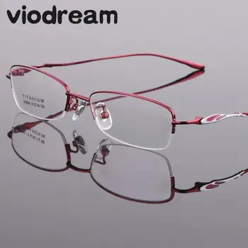 Viodream Super Viegls Titāna Recepšu Brilles Briļļu Rāmji, Optiskās Brilles Rāmis Sievietēm Oculos De Grau