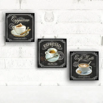 Virtuves Vintage Kafijas Plakāti un Izdrukas Audekls Gleznošanai Skandināvijas Rota Ziemeļvalstīm Virtuves Bērnu Istabas Bāri, Kafejnīca Dekori