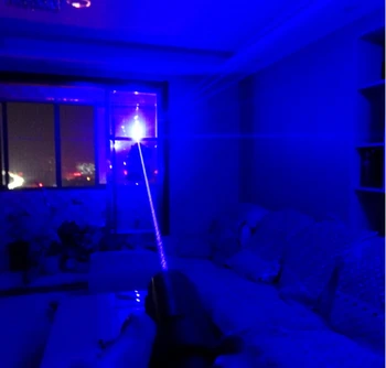 Visspēcīgākais Dedzināšana Lāzera Lāpu 450 nm 10000m Focusable Zilā Lāzera Pointers Lukturīti ierakstīt spēles svece deg cigarešu