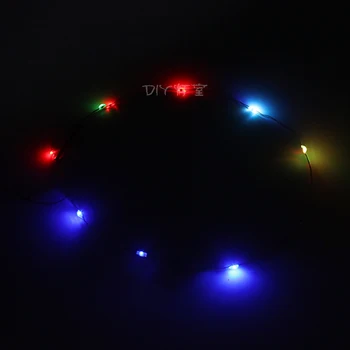 Vonado Multi Krāsu Maiņa Gaismas Stīgu Led Light Komplekts ir Savietojams Pilsētas Ielu Vienu lampu, akumulatoru kastes USB DIY Rotaļlietas