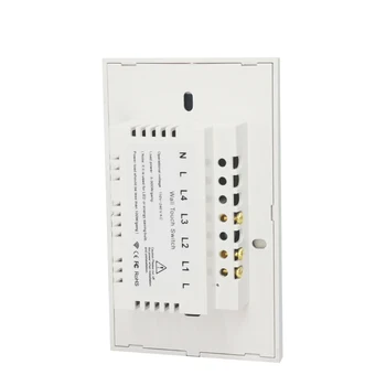 Vovoway MUMS touch switch rūdīta stikla panelis RF433MHZ bezvadu kontroles AC110V 240V Sienas nav neitrālas gaismas slēdži pārtraucējs