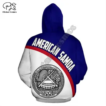 Vīrieši Sievietes amerikāņu samoa drukāt 3D Hoodies Smieklīgi valsts ASV karoga sporta Krekls Modes Kapuci garām Piedurknēm unisex ērglis Pulovers