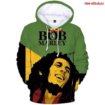 Vīrieši pelēkā vārna sporta Krekli Hip Hop Bob Marley 2020. Gadam Streetwear Vīriešu sporta Krekls Kapuces Džemperis Harajuku Kabatas Modes Mētelis Hoodies