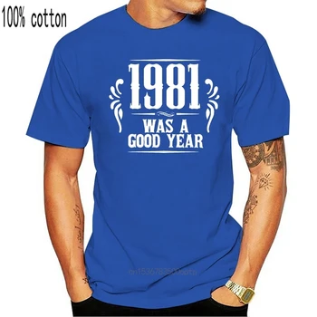 Vīriešiem ar Īsām piedurknēm t Jēgpilnu T krekls 1981 Smieklīgi Dzimšanas dienas Dāvanas WomenMen T Krekls, Sieviešu t-krekls