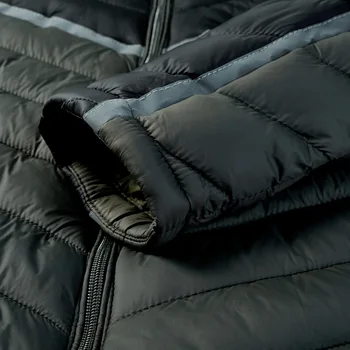 Vīriešu Kokvilnas-polsterēta jaka, rudens ziemas jaunu stilu izšūšanas Segas Siltas Jakas Polsterēta Gadījuma Parkas Kapuci, Vīriešu Kokvilnas Mēteļi