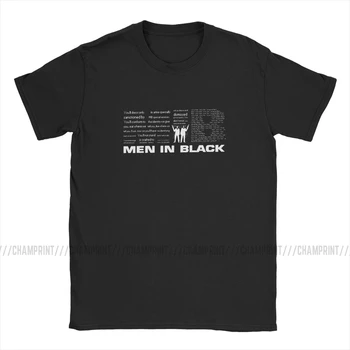 Vīriešu MIB T Krekls Men In Black Si-Fi Filmas, Kokvilnas Apģērbu Jaunums Īsām Piedurknēm ar Apaļu Kakla Tee Kreklu 6XL T-Krekls