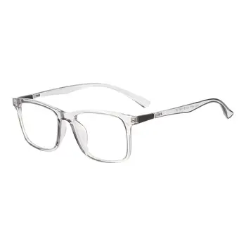 Vīriešu, Sieviešu, Caurspīdīgs, Taisnstūra formas Plastmasas Brilles Viegls TR90 Recepšu Brilles Rāmis Tuvredzība Lasījumā Lēcas