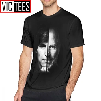 Vīriešu Steve Jobs T Krekli Steve Jobs T-Krekls Cilvēks Grafiskais Tee Kreklu Smieklīgi Kokvilnas Basic Plus lieluma Tshirt