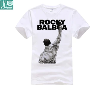 Vīriešu T Krekls Rocky Balboa Radīt Filmu Sylvester Stallone T Krekls Fanart Get Hit Uz Priekšu Vīriešiem Ar Īsām Piedurknēm Apģērbs Tshirt